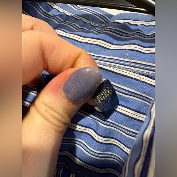 Polo Ralph Lauren Striped Cotton Paneled Shirtdress - Picture 5 of 9